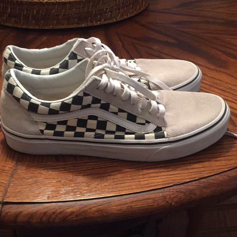 Checkered board vans